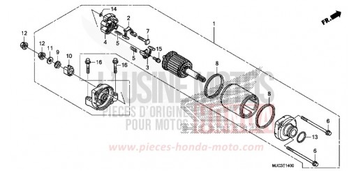 MOTEUR DE DEMARRAGE CBR600RAD de 2013